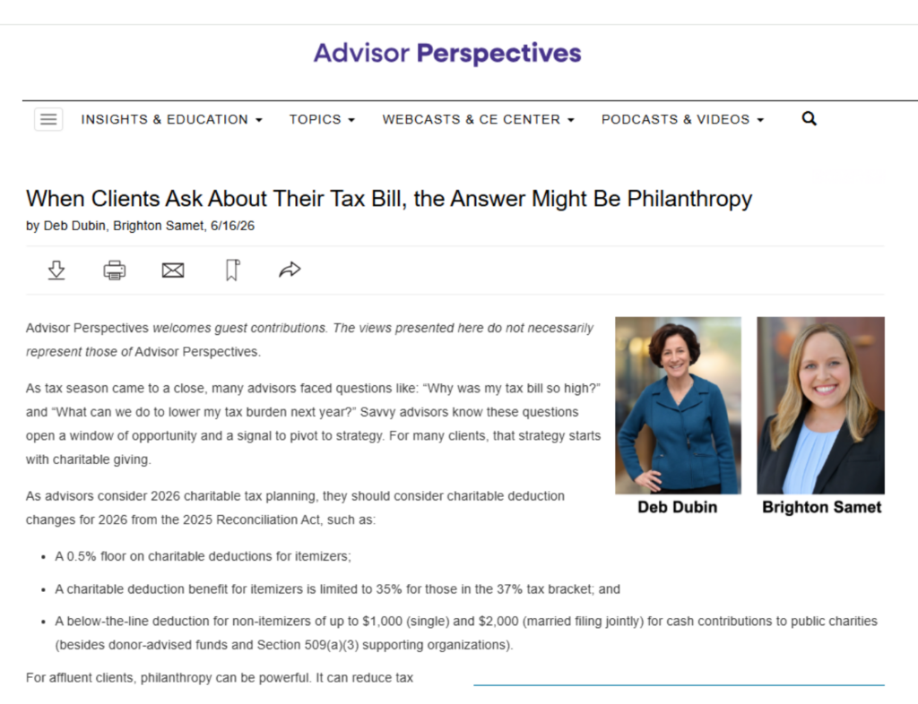 Advisor Perspectives article preview.